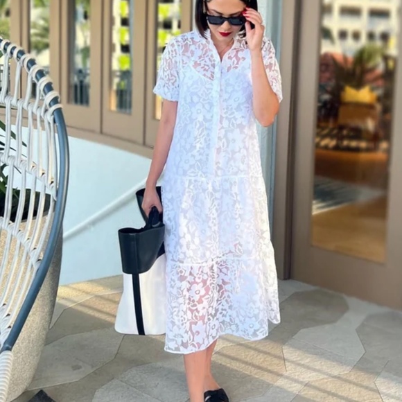 Ted Baker Dresses & Skirts - Ted Baker Claarey Tiered Midi Dress